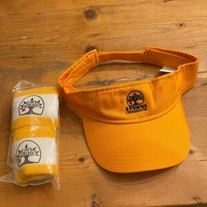 Men's *Brand New* Visor Hat and Sweatbands